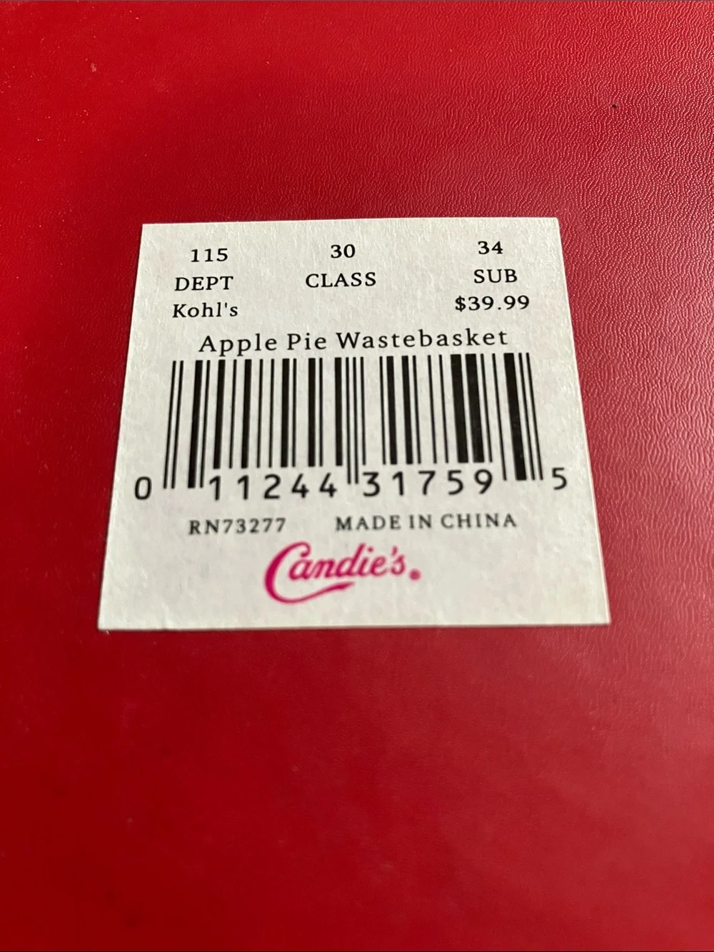 Candies stylish trash